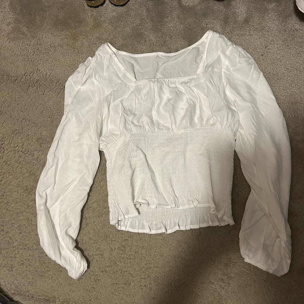 Elegant White Women's Top